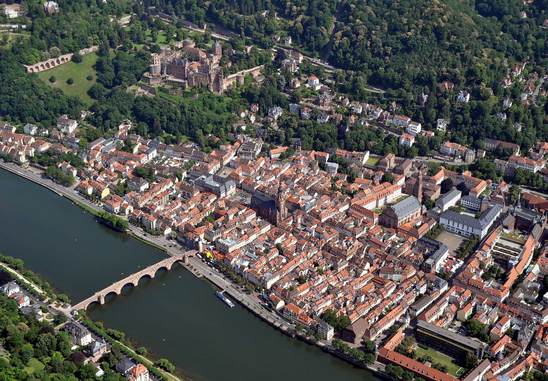 Stadtansicht von Heidelberg